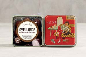 Avellanas Cubiertas con Chocolate