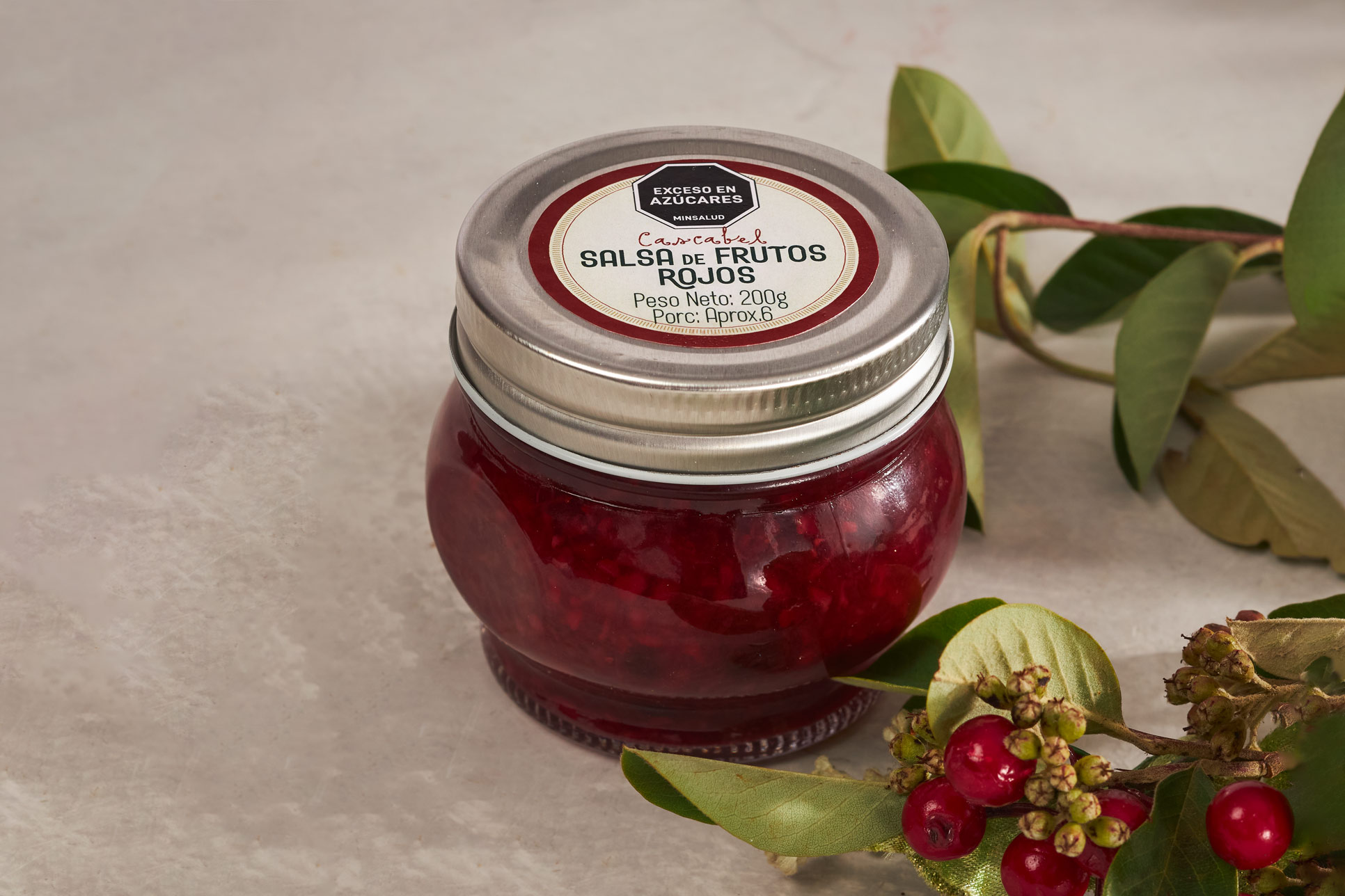 Salsa de Frutos Rojos Navidad