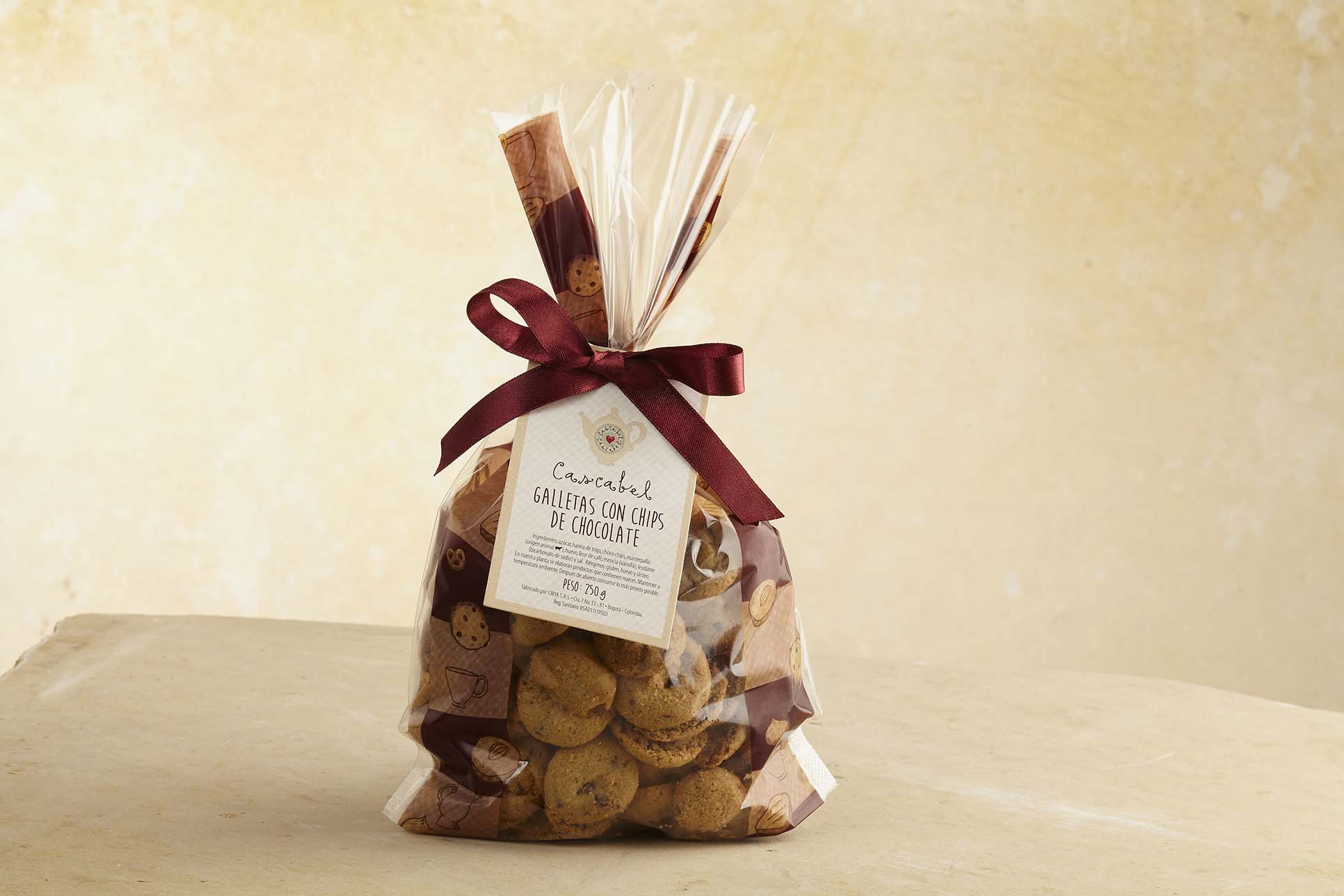Galletas de Chocochips en bolsa