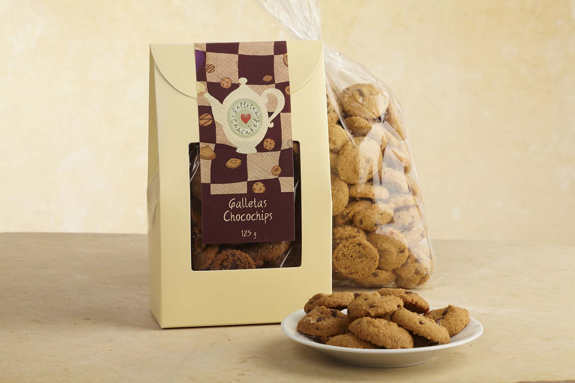 Galletas Chocochips  en caja ventana 