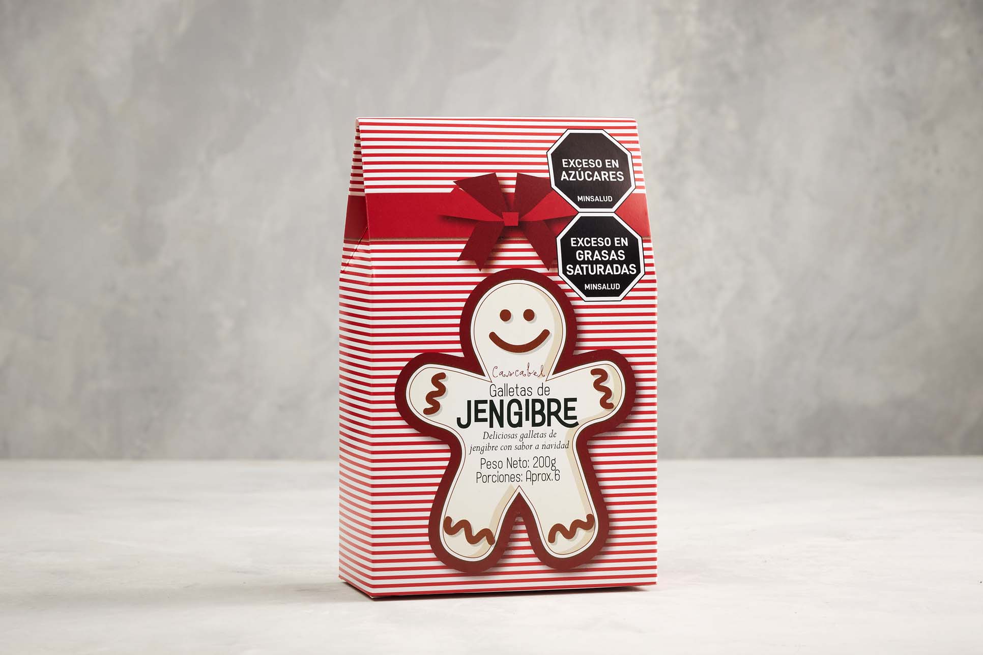 Galletas Jengibre Caja Cartón