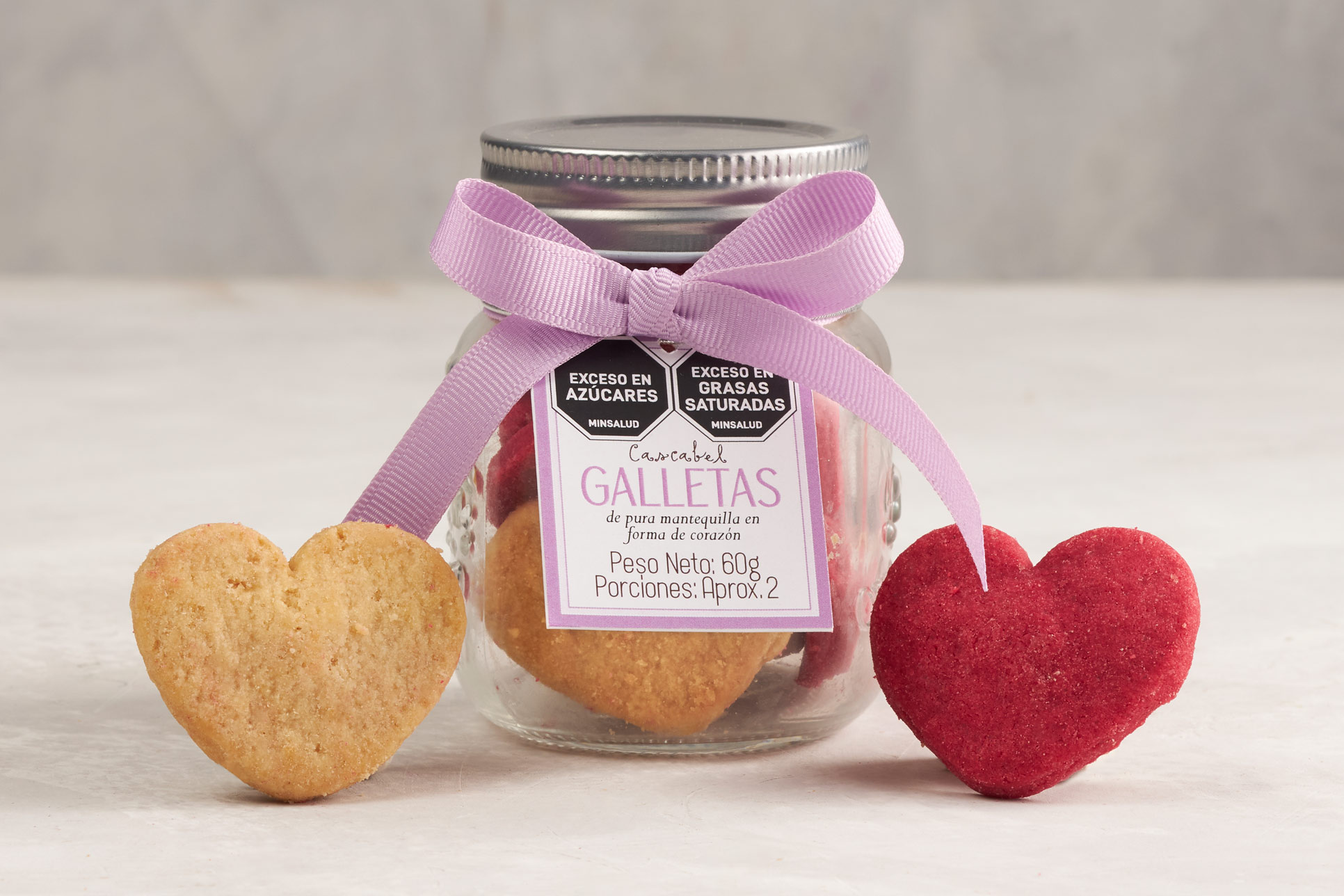 Galletas Corazón Bombonera