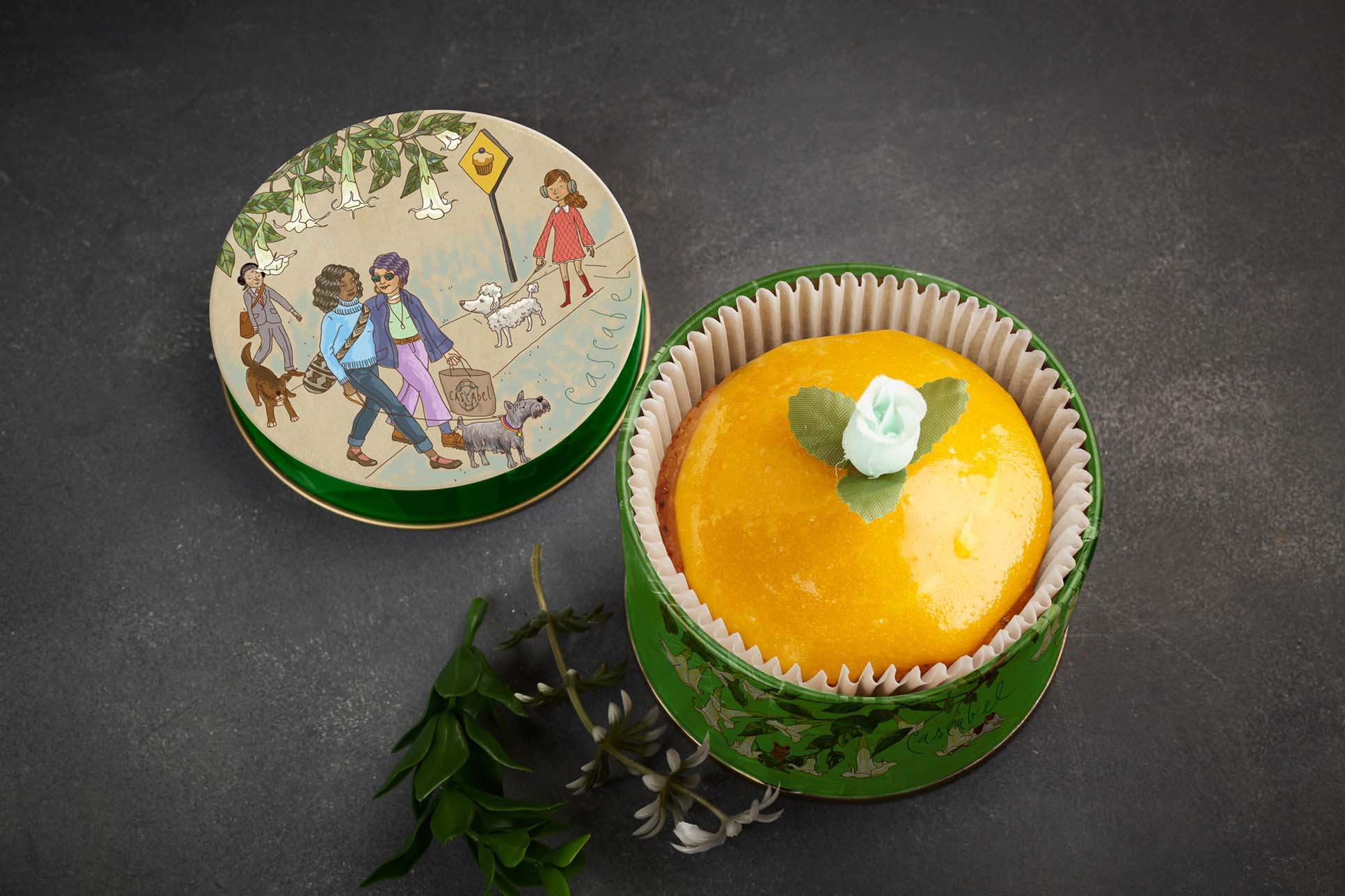 Cupcake de Naranja